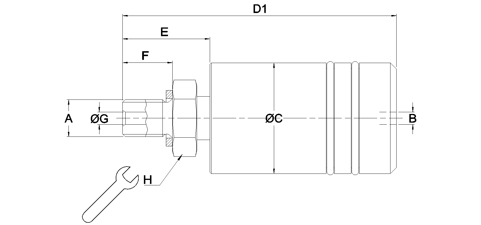 Ротационное соединение 1005-535-094 Deublin