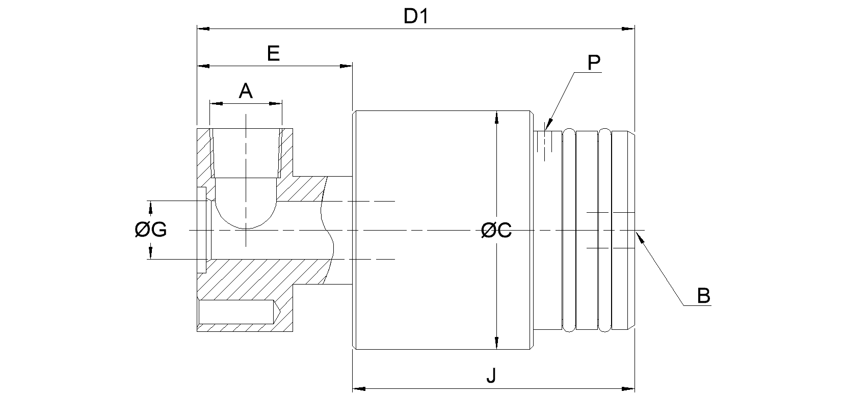 Ротационное соединение 1005-683 Deublin