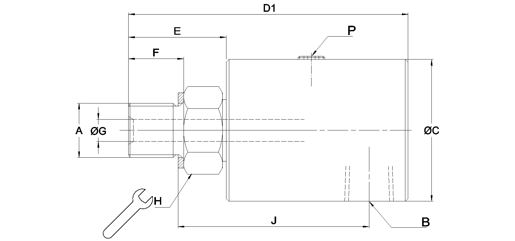 Khớp nối xoay Rotary Union 1102-208-210 Deublin Việt Nam