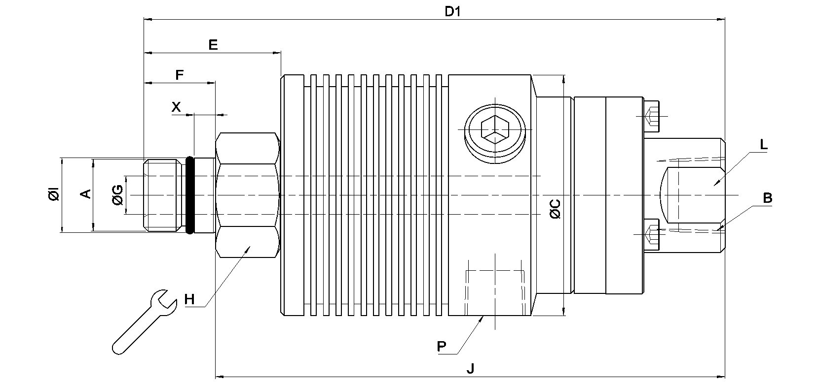 Ротационное соединение 1109-041-188 Deublin