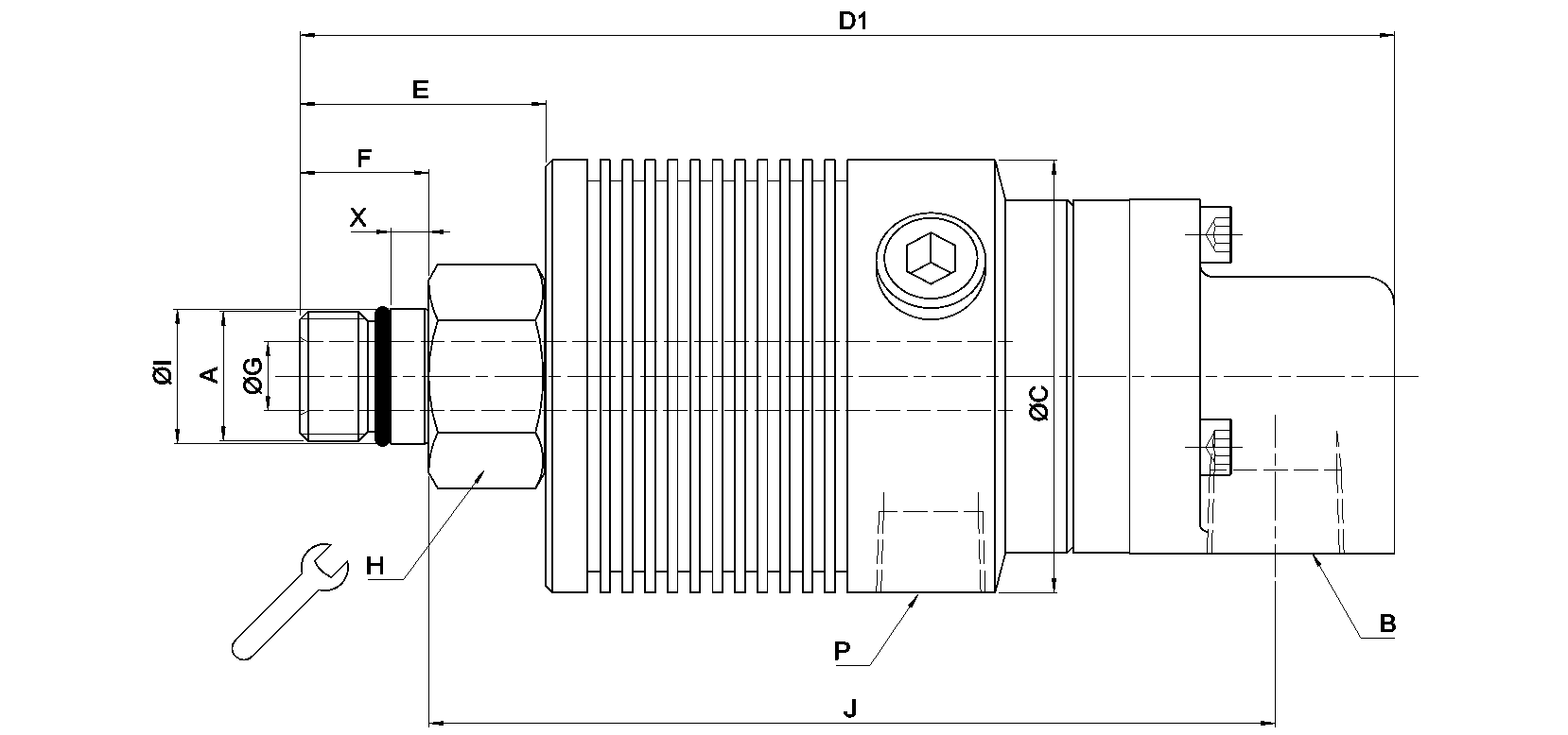 Ротационное соединение 1109-040-192 Deublin