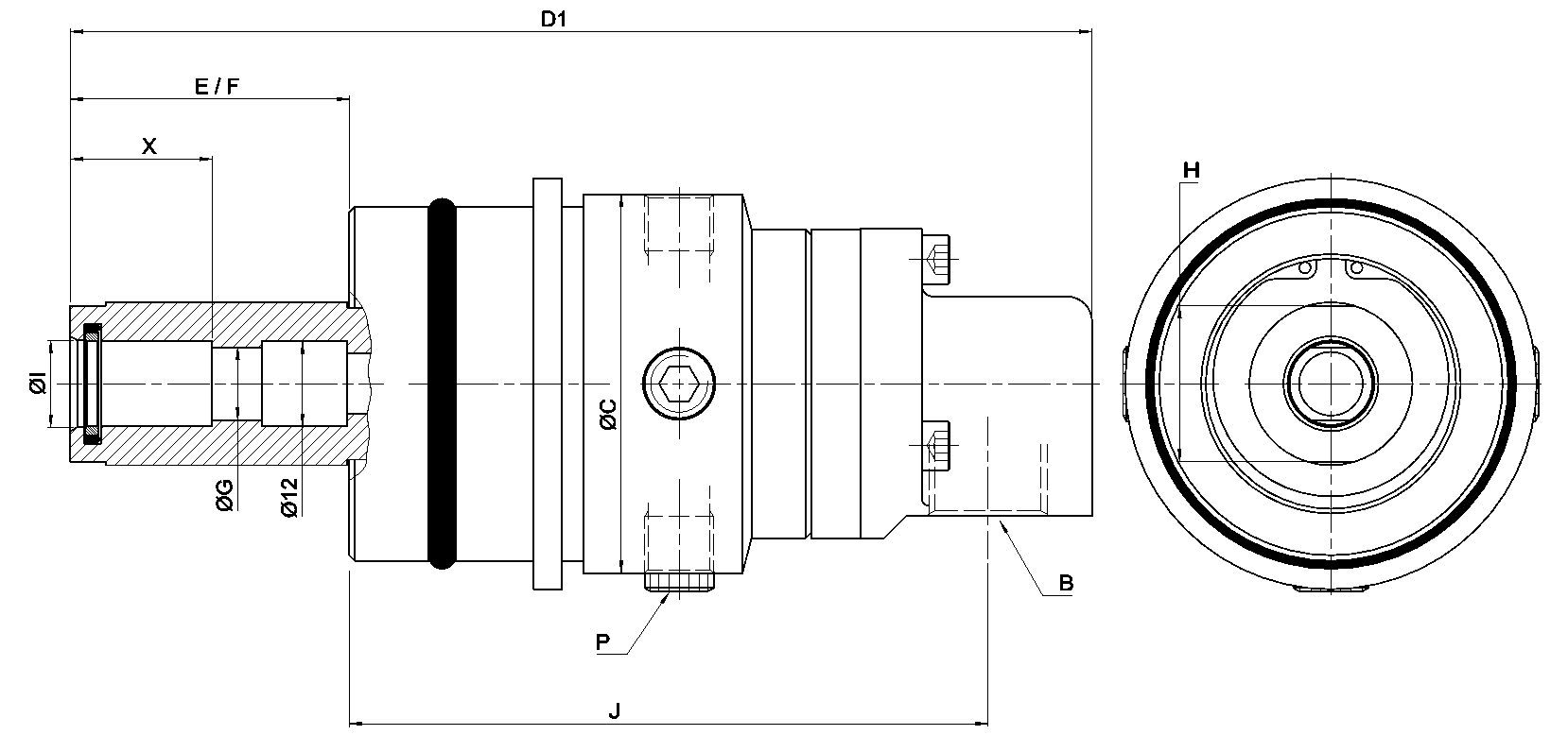 Ротационное соединение 1109-410-248 Deublin