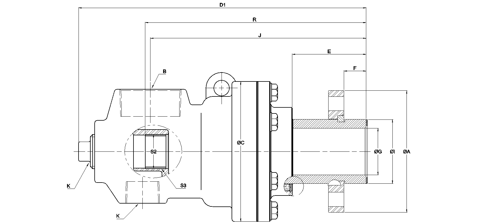 Ротационное соединение BC-54205-48-60 Deublin