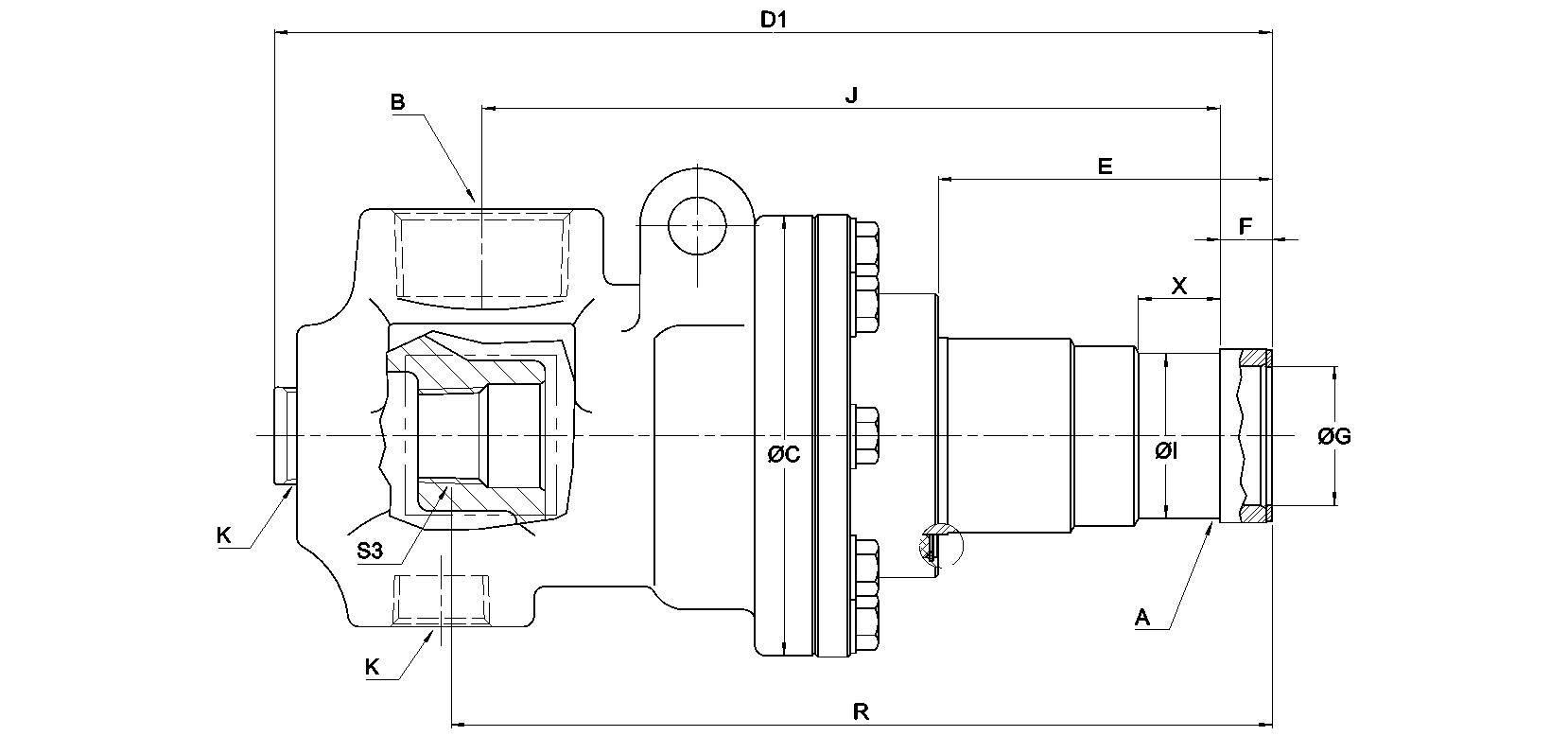 Ротационное соединение BC-55012-32-62 Deublin