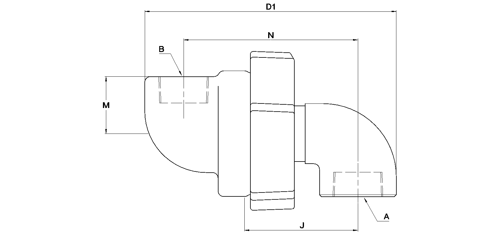 Ротационное соединение BE-33010-24-51 Deublin