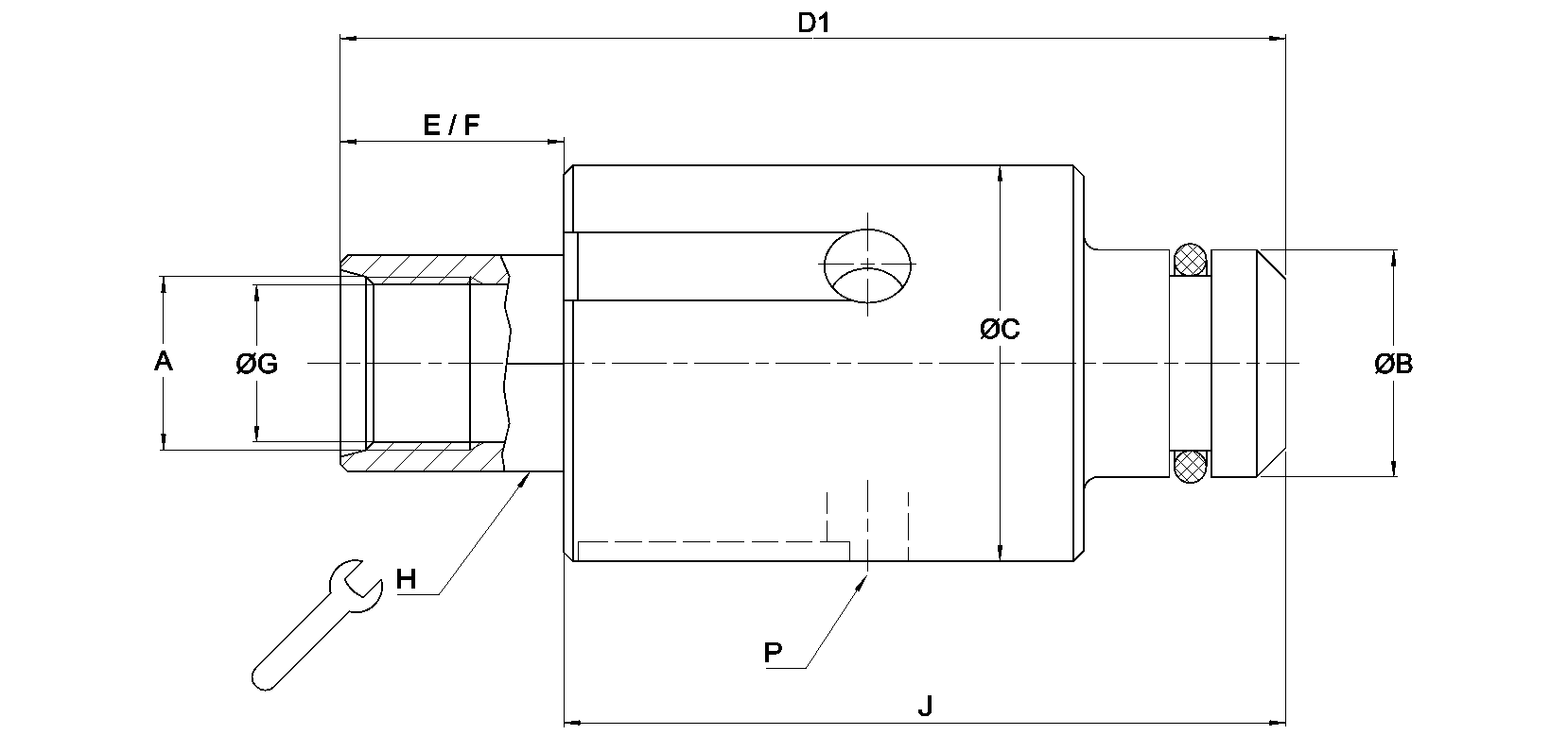 Selected dimensions for this product