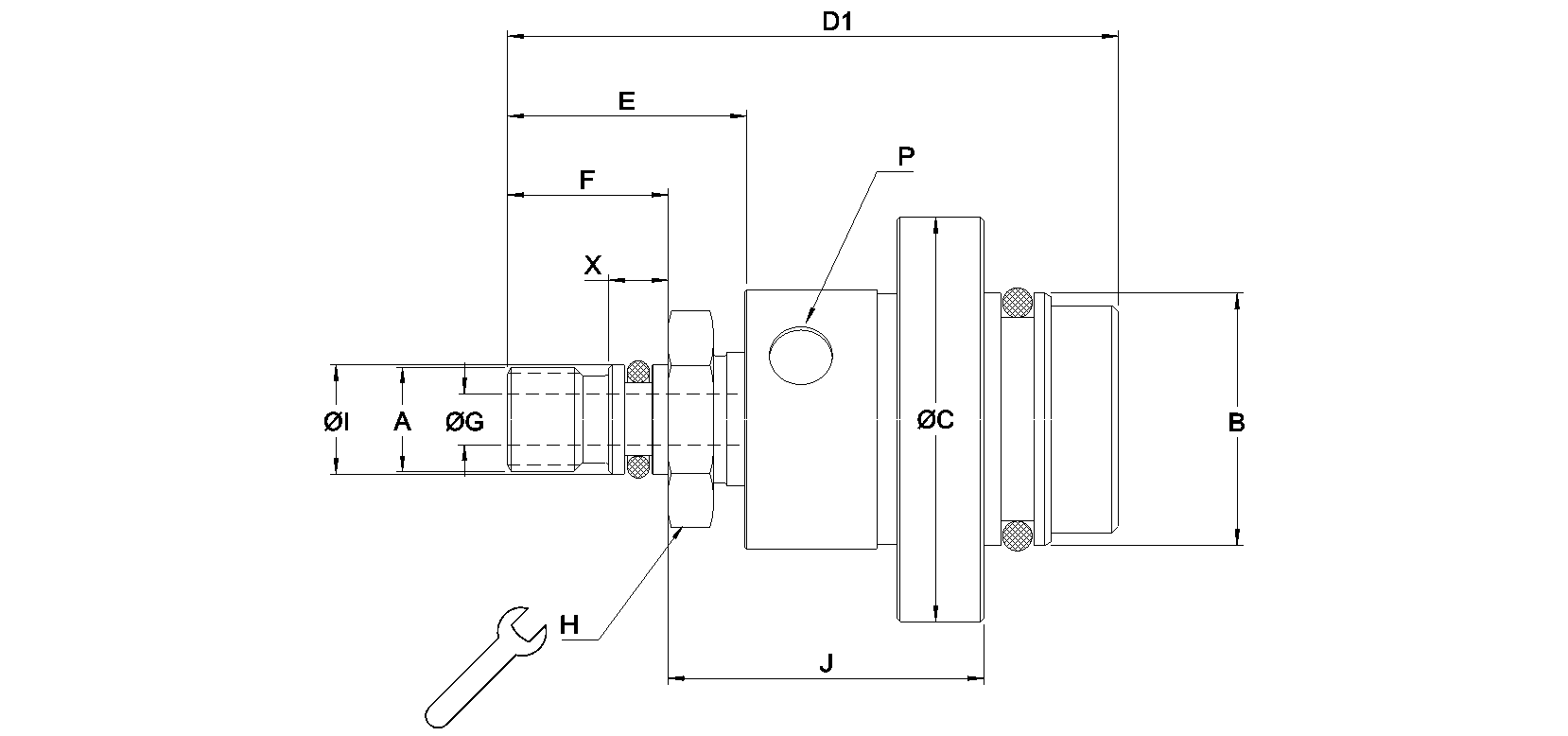 Selected dimensions for this product