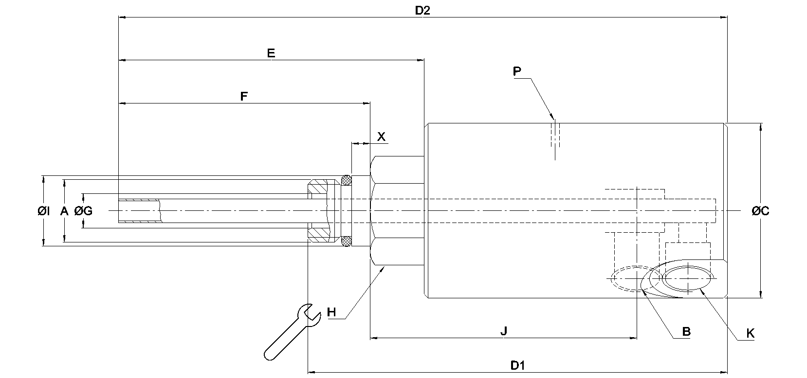 Selected dimensions for this product