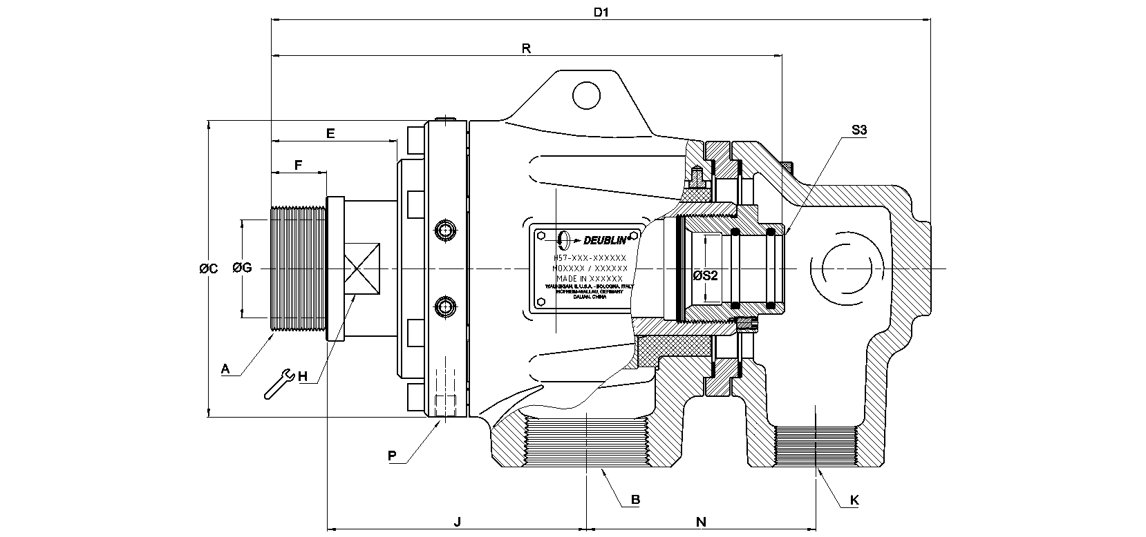 Selected dimensions for this product