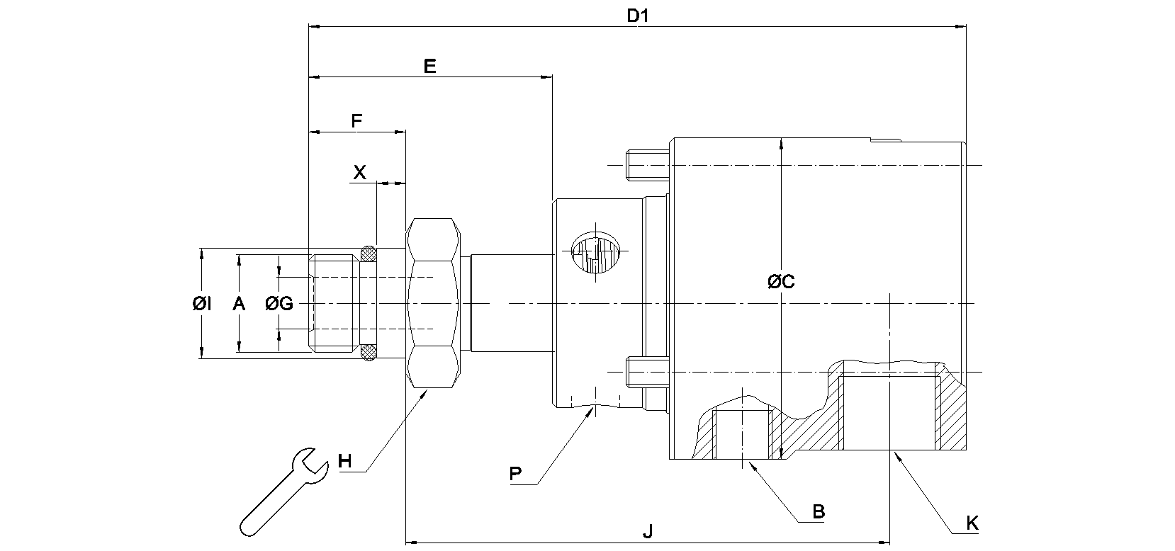 Selected dimensions for this product