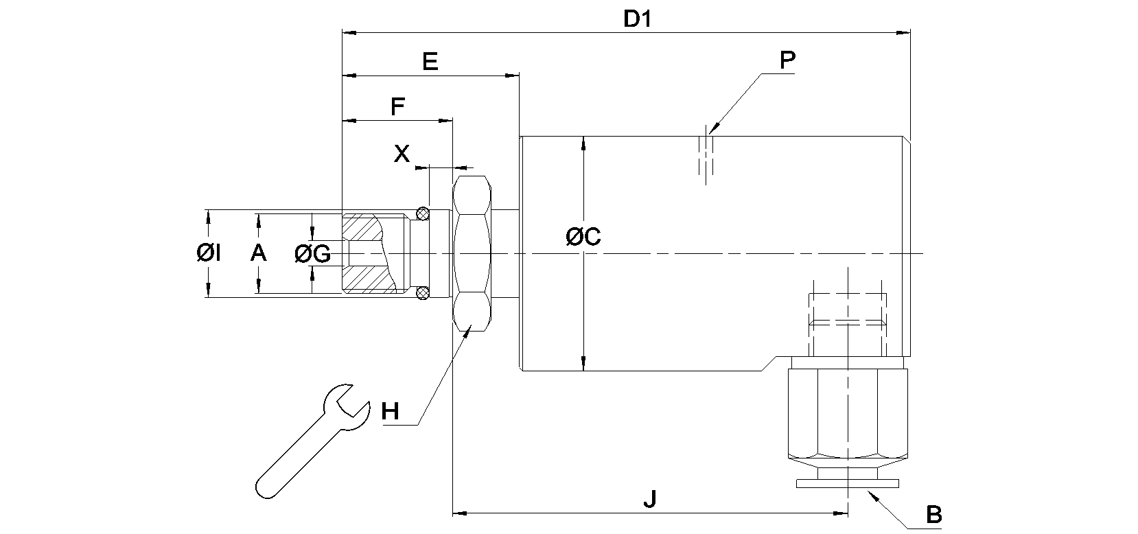 Selected dimensions for this product