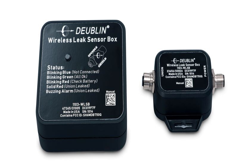 SpindleShield® Caja de sensores de fugas inalámbrica