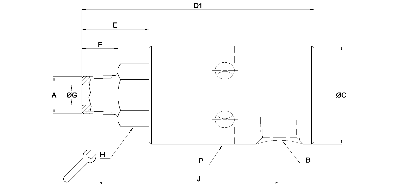 Selected dimensions for this product