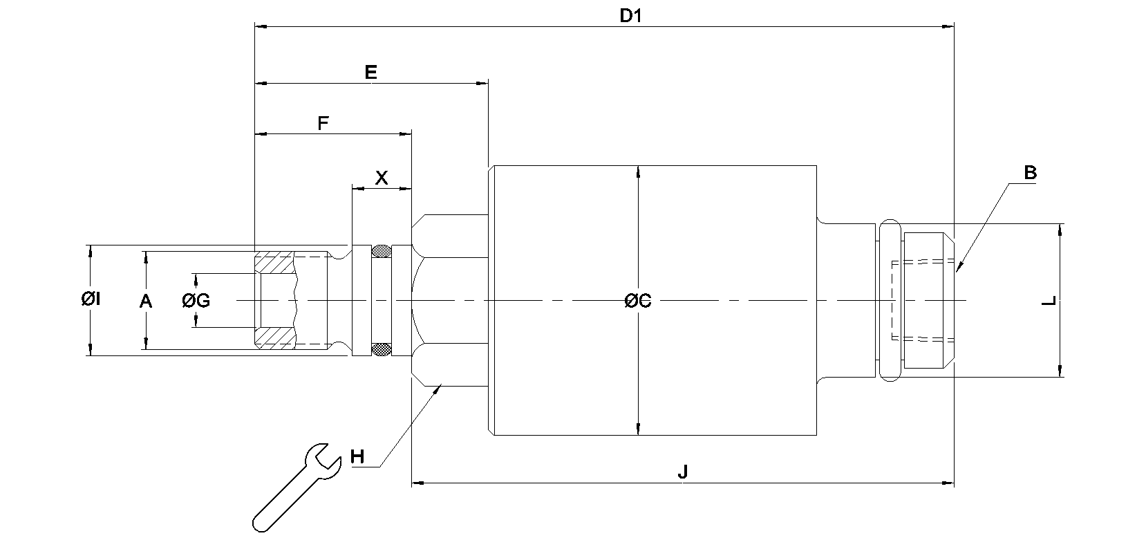 Selected dimensions for this product