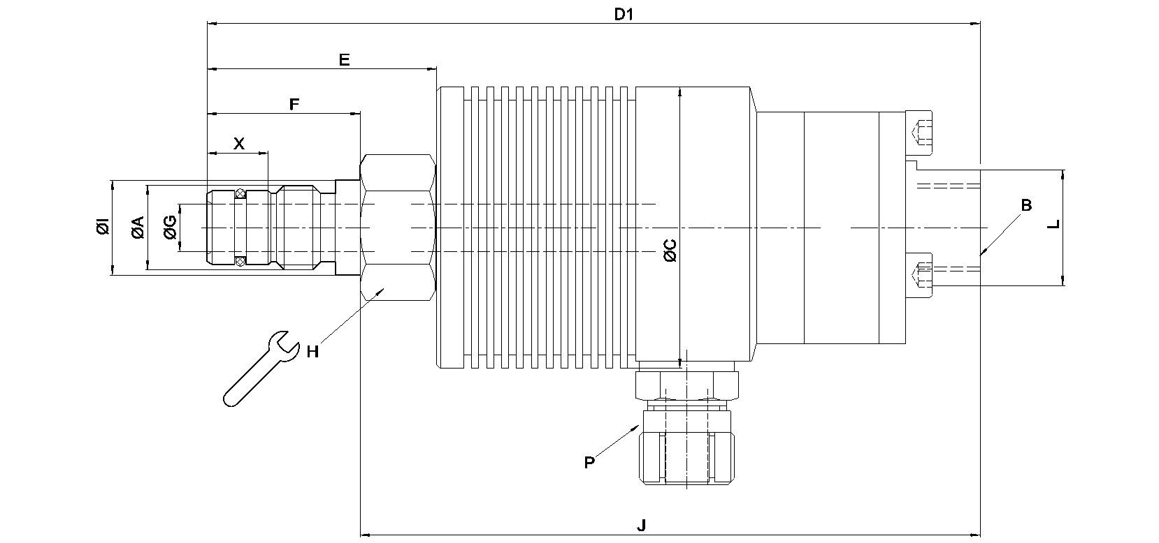 Selected dimensions for this product