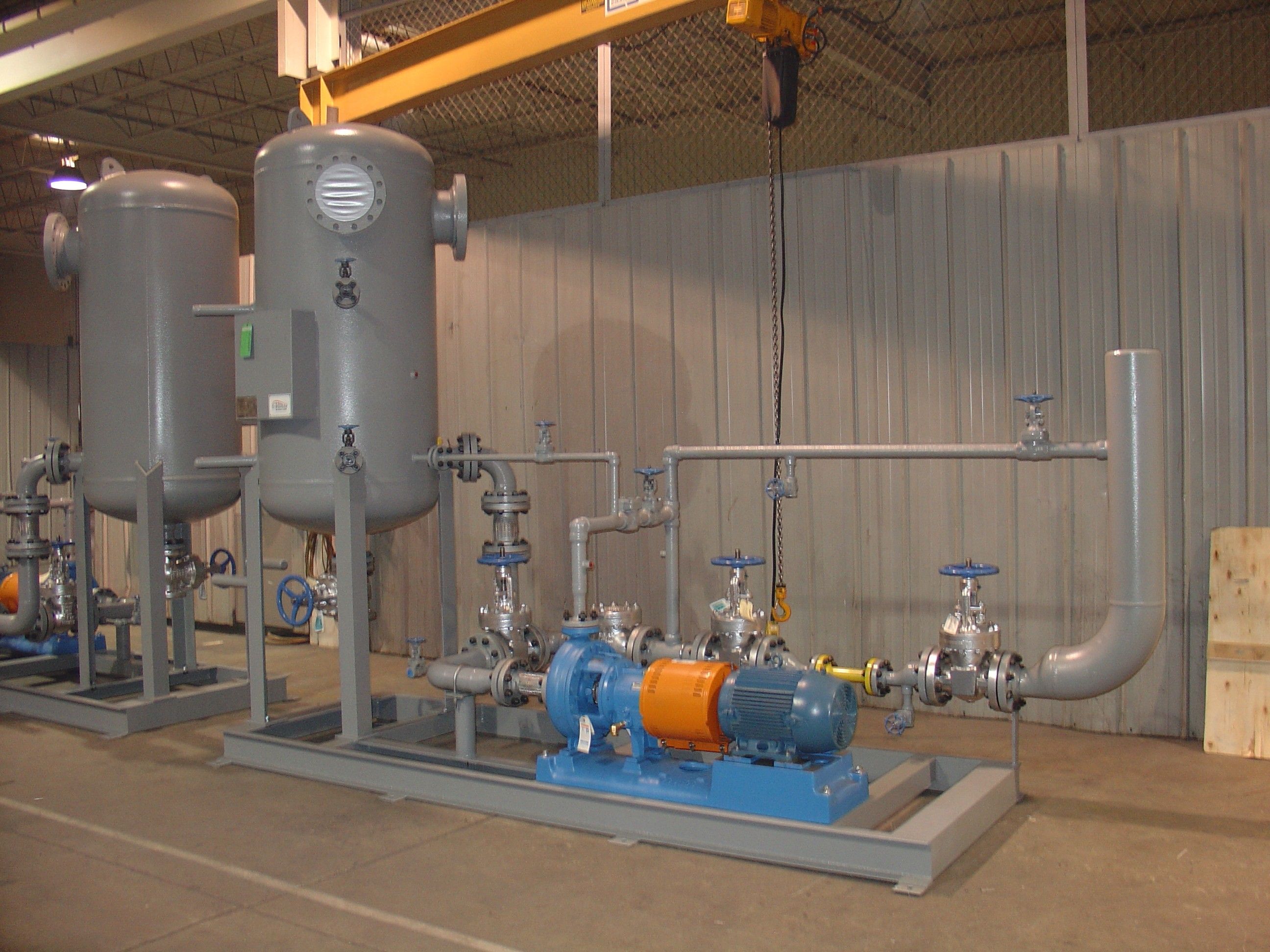 Sistema de vapor y condensado