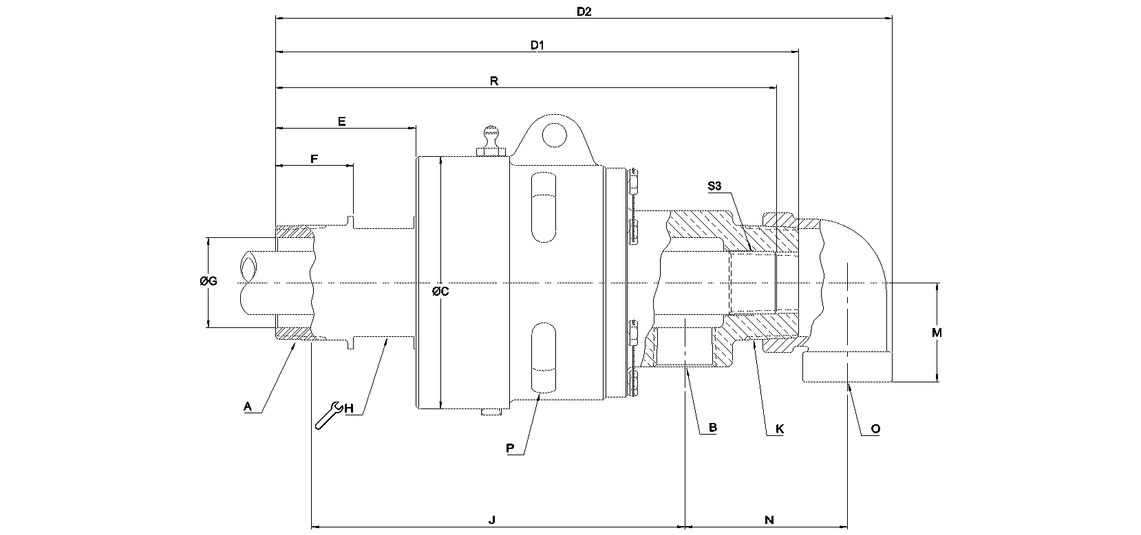 Selected dimensions for this product