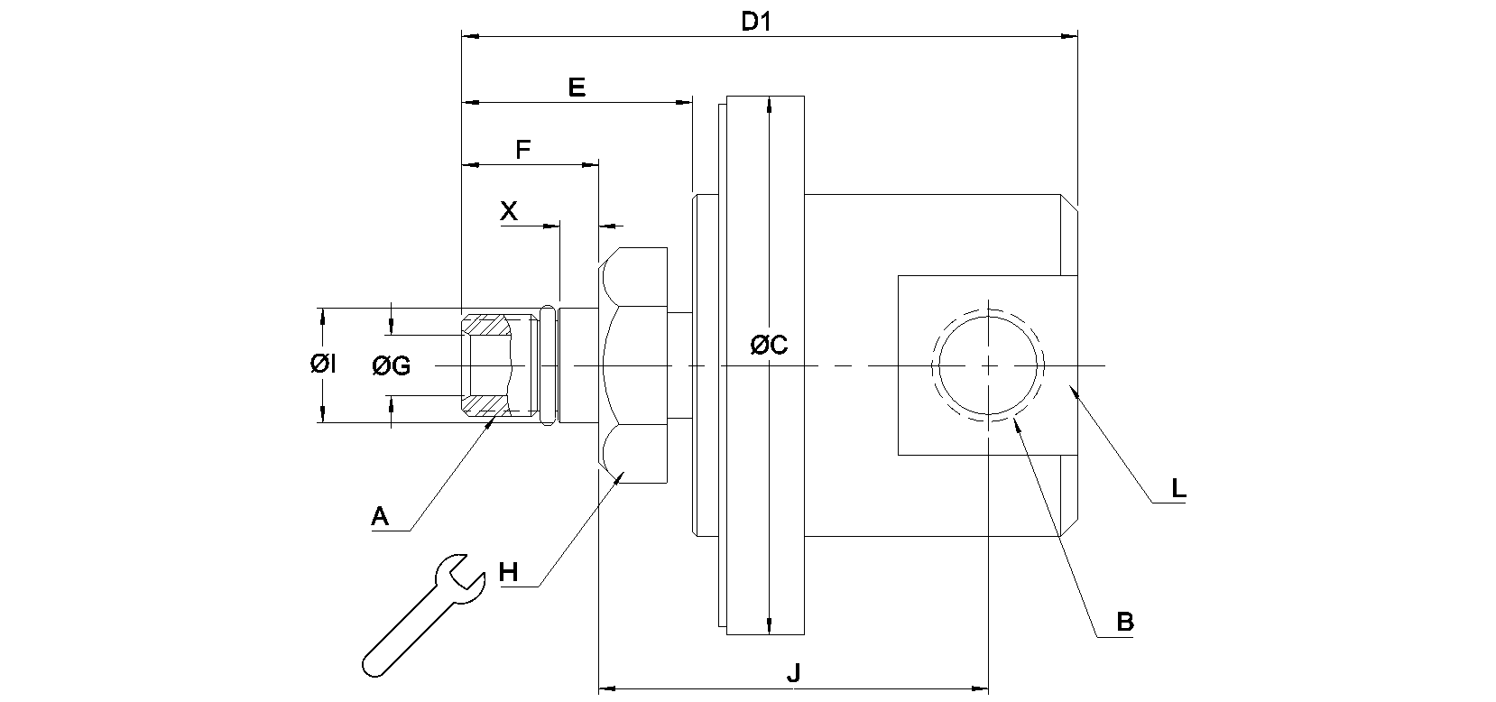 Selected dimensions for this product