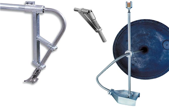 Zapatas de sifón y recogida