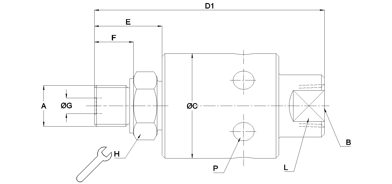 Selected dimensions for this product